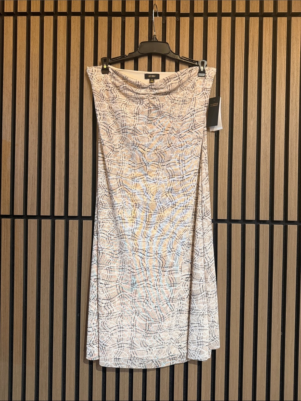 AFRM Strapless Mini dress